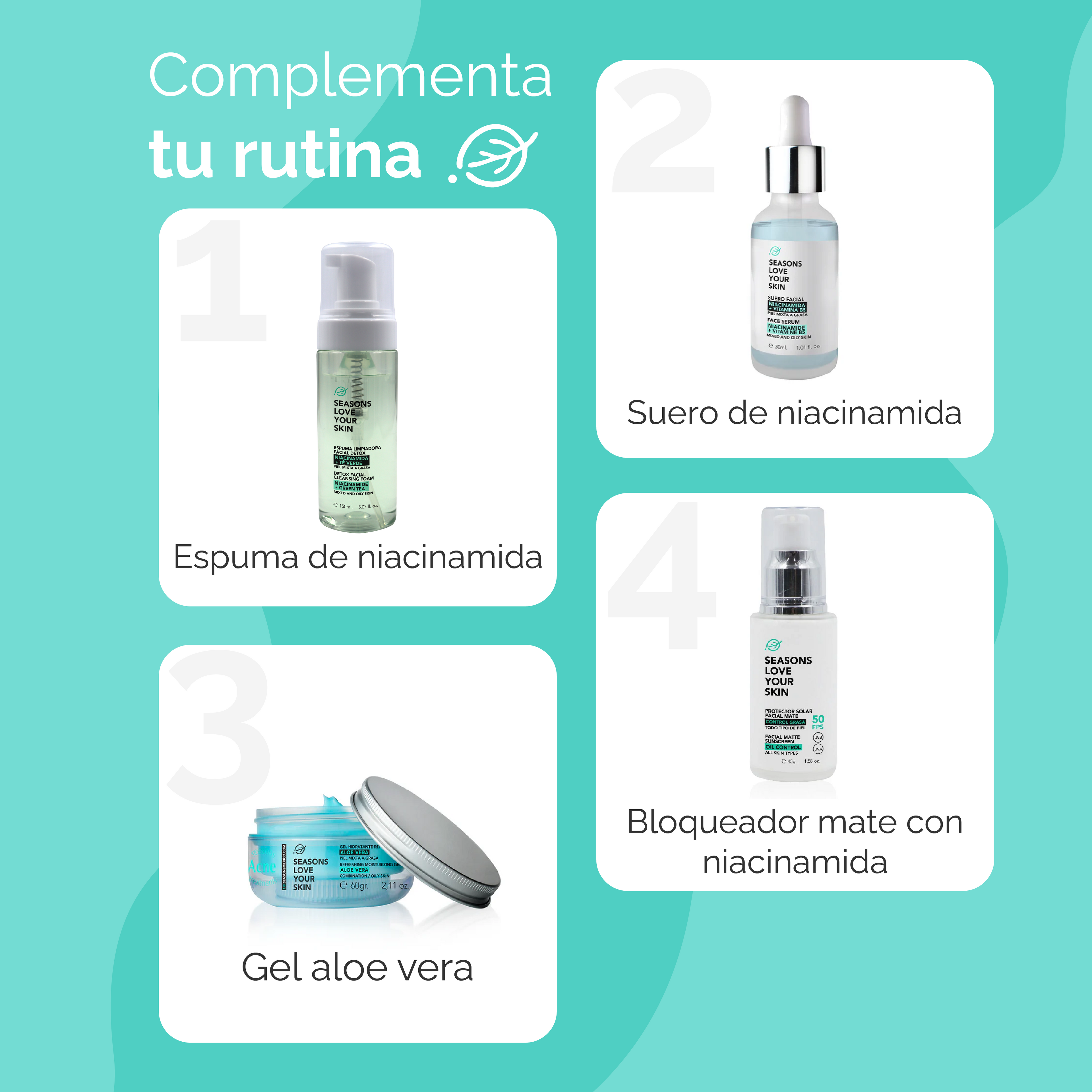 Suero Facial Niacinamida + Vitamina B5